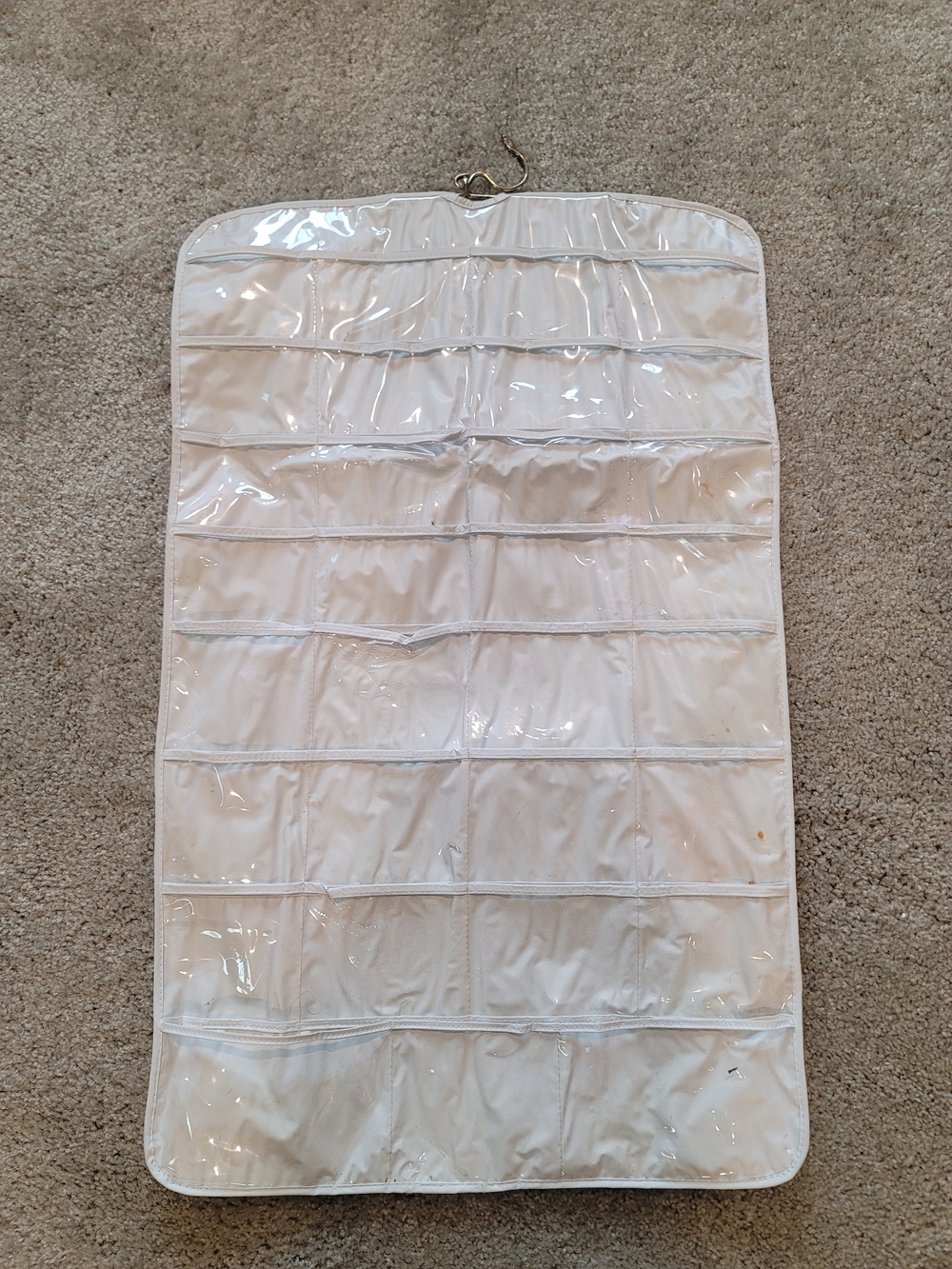 Clear Pocket JEWERLY Hanger Organizer